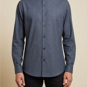 Michael Kors Navy Dress Shirt